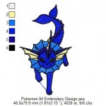 Pokemon 04 Embroidery Design